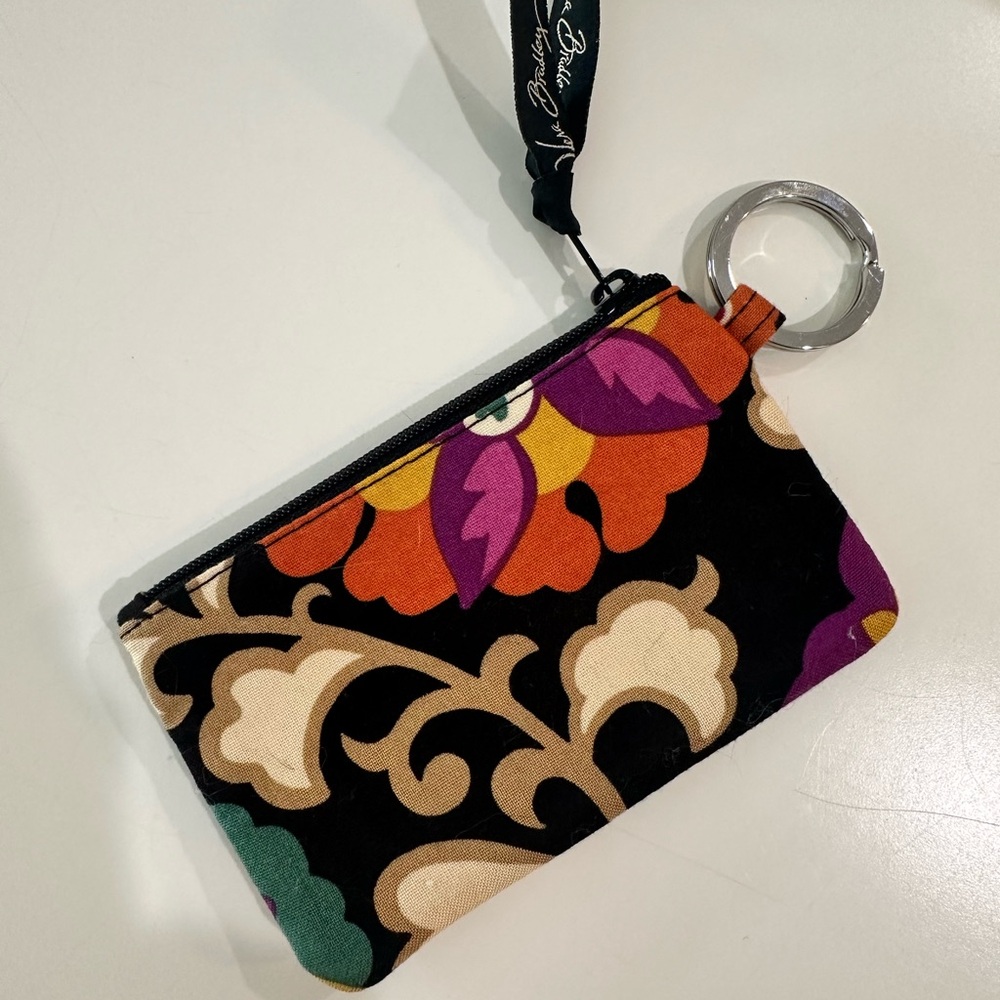 NWOT Vera Bradley Zipper ID Case Wallet in Charmont Meadow - Picture 2 of 3